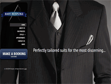 Tablet Screenshot of bmvbespoke.com